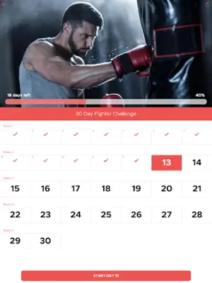 30 Day Fighter Challenge android App screenshot 0