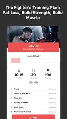 30 Day Fighter Challenge android App screenshot 5